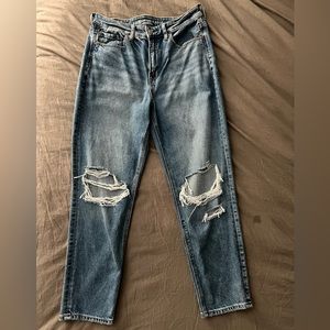 AE Strigid Ripped Mom Jean